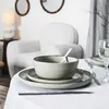 Set di 12 piatti verdi in Vetroceramica boho di HowHomely Anteprima dell’immagine prodotto 2