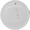 A top-down view of a white robotic vacuum cleaner. Produktbild-Vorschau