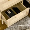 HOMCOM Nachttisch im Boho-Design, Nachttisch mit 2 Produktbild-Vorschau 3