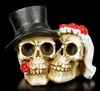 Totenkopf - Brautpaar / Hochzeitsgeschenk - Skull Produktbild-Vorschau 1