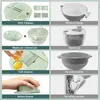 2-in-1 Salatschleuder, Multifunktionaler Gemüseschneider Produktbild-Vorschau 3