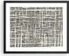 Gerahmtes Poster - Schwarzer Rahmen - Textur Muster Stück - Produktbild-Vorschau 1