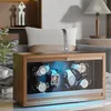 Olvy Uhrenbeweger für 6 Uhren, LED-Beleuchtung, Watchwinder Produktbild-Vorschau 2