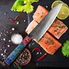 Nôž Santoku Damascus - exkluzívny profesionálny nôž - 62 Náhľad obrázku produktu 3