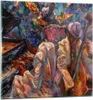Bilder auf glas - Jazz Musik Band - 60x60cm - Glasbilder - Produktbild-Vorschau 1