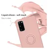 A pink phone case with a ring holder is shown with pink liquid splashes in the background. Podgląd zdjęcia produktu