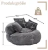 Sitzsack aus Cordstoff: langlebig & bequem, hohe Produktbild-Vorschau 6