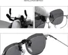 INF Polarisierte Clip-on-Sonnenbrille mit Etui Braun Produktbild-Vorschau 3