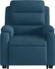 masážne kreslo vidaXL s asistentom stúpania Blue Velvet Náhľad obrázku produktu 6