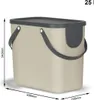 Rotho Mülltrennsystem 25L Albula - 3er Set Mülleimer - Produktbild-Vorschau 2