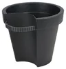 Regenrohr-Pflanztopf schwarz Blumentopf für Fallrohr Produktbild-Vorschau 3