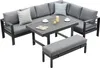MeXo Gartenlounge-Set Gartenmöbel setaus Aluminium, Produktbild-Vorschau 1