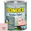A can of Bondex Garden Colors paint, specifically the 'Vintage Rosa' shade, is shown against a light cyan and white background. The can features product information and branding. Produktbild-Vorschau
