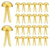 100 Stück Musterbeutelklammer Gold, 1.7 x 0.8cm Metall Produktbild-Vorschau 1