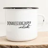 Huuraa Emaille Tasse Donaueschingen  Geschenk Kaffeebecher Produktbild-Vorschau 1