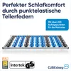 CUBEsleep 7-Zonen Cloud NV Tellerfeder Lattenrost 100 x 200 Produktbild-Vorschau 2