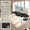 Table de massage pliante 2 zones en aluminium portable + Voir les images du produit 2