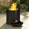 Outsunny Feuerschale Ø45x42cm aus Stahl Feuerstelle mit Produktbild-Vorschau 9
