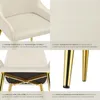 Chaise rembourrée Avane, aspect velours, capacité de charge Voir les images du produit 5