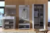 MiroMark Bella BL-122-WB Kleiderschrank 2-türig Weiß Produktbild-Vorschau 3
