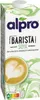 A carton of Alpro Barista Soya milk with a depiction of a latte art. Produktbild-Vorschau