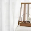 Voile Gardinen 260 x 140 cm, 2er Set, weiß, Leinenoptik, Produktbild-Vorschau 3