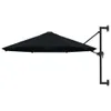 vidaXL Parasol do montażu na ścianie z metalowym drążkiem Podgląd zdjęcia produktu 8