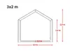 TOOLPORT Tendone deposito 3x2 m PVC 700 N tenda capannone Anteprima dell’immagine prodotto 10
