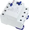 A white electrical circuit breaker with blue accents, shown from a diagonal angle against a white background. Produktbild-Vorschau