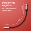 deleyCON USB-C auf 3,5mm Audio ALU Adapter - DAC-Chip & Produktbild-Vorschau 7