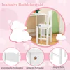 COSTWAY Kinderbureau-set, bureau voor kinderen met stoel Productafbeelding-voorbeeld 8