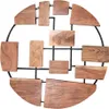 Wand-Deko-Objekt PARETO 90cm Unikat Akazienholz Wandbild Produktbild-Vorschau 2