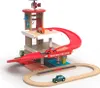 2Kids Toys Drewniany garaż z torem kolejowym Podgląd zdjęcia produktu 4