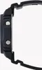 Side view of a black digital watch. Voir les images du produit