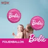 Folienballon Barbie pink rund ø45 cm für Kindergeburtstag Produktbild-Vorschau 2