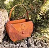 Edelrost Kleine Handtasche mit Blume 22x17cm Tasche zum Produktbild-Vorschau 1