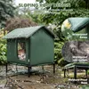 Katzenhaus wetterfest isoliert für Outdoor – 45 x 40 x 55 Produktbild-Vorschau 4