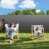 RIBELLI PVC Sichtschutzmatte Anthrazit – 4 Meter, 140 cm Produktbild-Vorschau 4