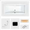 Baignoire rectangulaire - 150 x 70 cm - Tablier Blanc - Voir les images du produit 4