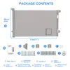 Barrière de sécurité pour porte Rollo 0-150 cm avec trou Voir les images du produit 4