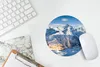 MuchoWow® Mauspad Mousepad Schweizer Alpen im Winter 20x20 Produktbild-Vorschau 5