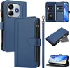 Etui pour Xiaomi Redmi Note 14 4G, zippé, étui portefeuille Voir les images du produit 1