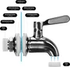 com-four® Zapfhahn Edelstahl 304, 16 mm, Ersatzhahn-Set für Produktbild-Vorschau 2