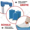 Reisekoffer aus Polypropylen (PP) Modell Nova Lake Blue 3er Produktbild-Vorschau 7