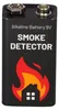 A 9V alkaline battery for smoke detectors. Produktbild-Vorschau