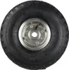 A close-up view of a small wheel with a gray rim and black tire. Anteprima dell’immagine prodotto