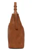 L.CREDI Schultertasche Umhängetasche Jana Hobo Cognac Produktbild-Vorschau 3
