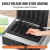 VEVOR Gewerblicher Waffel-Stick-Maker, 6PCS 1500W Produktbild-Vorschau 3
