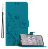 Cadorabo Hülle für Google PIXEL 6A in FLORAL BLAU Produktbild-Vorschau 1