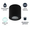 MasterLED stropné bodové svietidlo GU10 IP54 Ø80 mm čierne Náhľad obrázku produktu 8